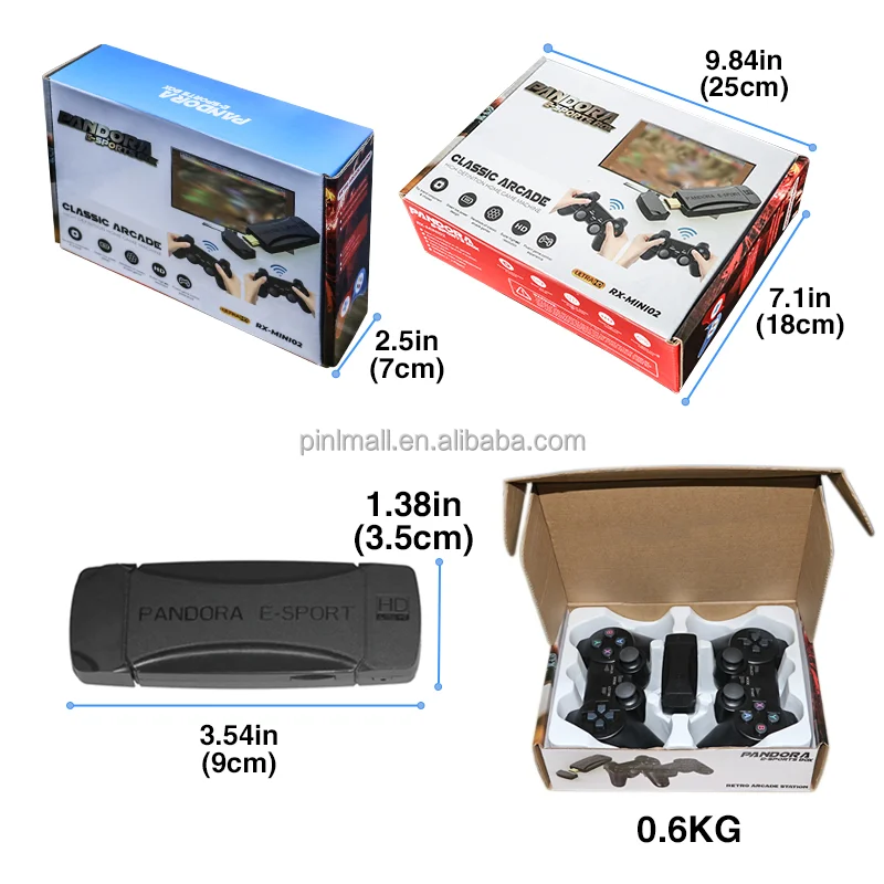 12000 в 1 новый стиль беспроводной игровой контроллер 3d Игровая приставка Plug and Play Pandora аркадная game stick lite