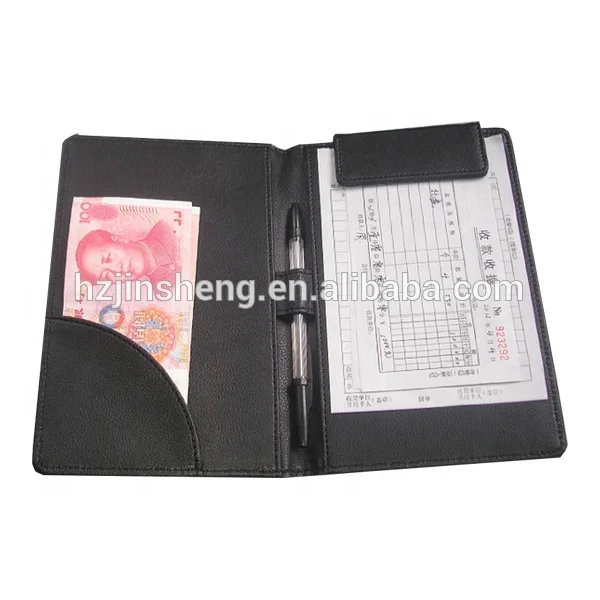 
Classic Leather Case Business Restaurant Hotel Bill Menu Folder 