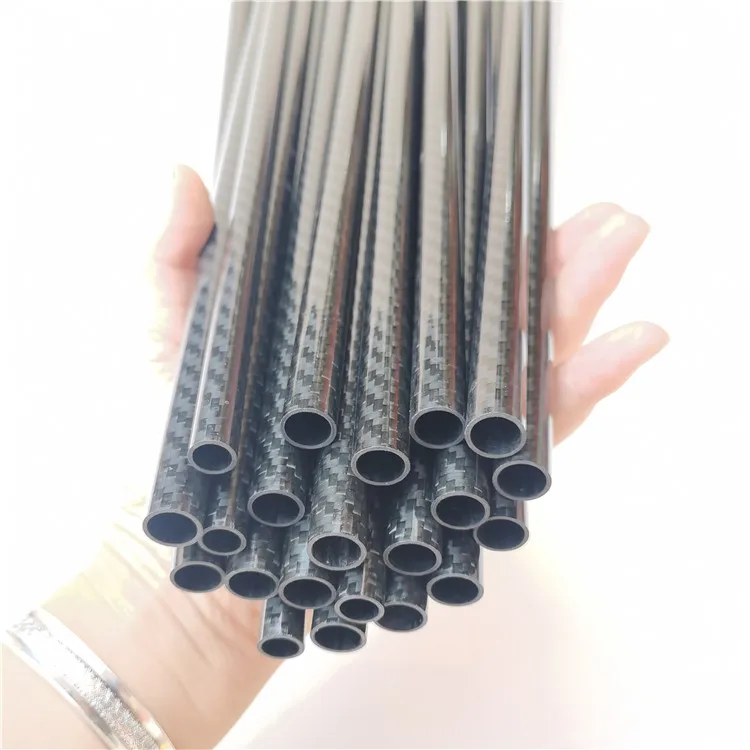 Carbon Fiber Pipes 17mm 18mm 19mm 20mm 25mm 3K Carbon Fiber Color Tube Twill Matte Carbon Fiber Tube