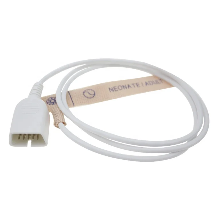Factory Custom Medical Consumable spo2 sensor Nihon Kohden 9Pin Disposable Spo2 Sensor Adult Pediatric spo2 monitor sensor cable