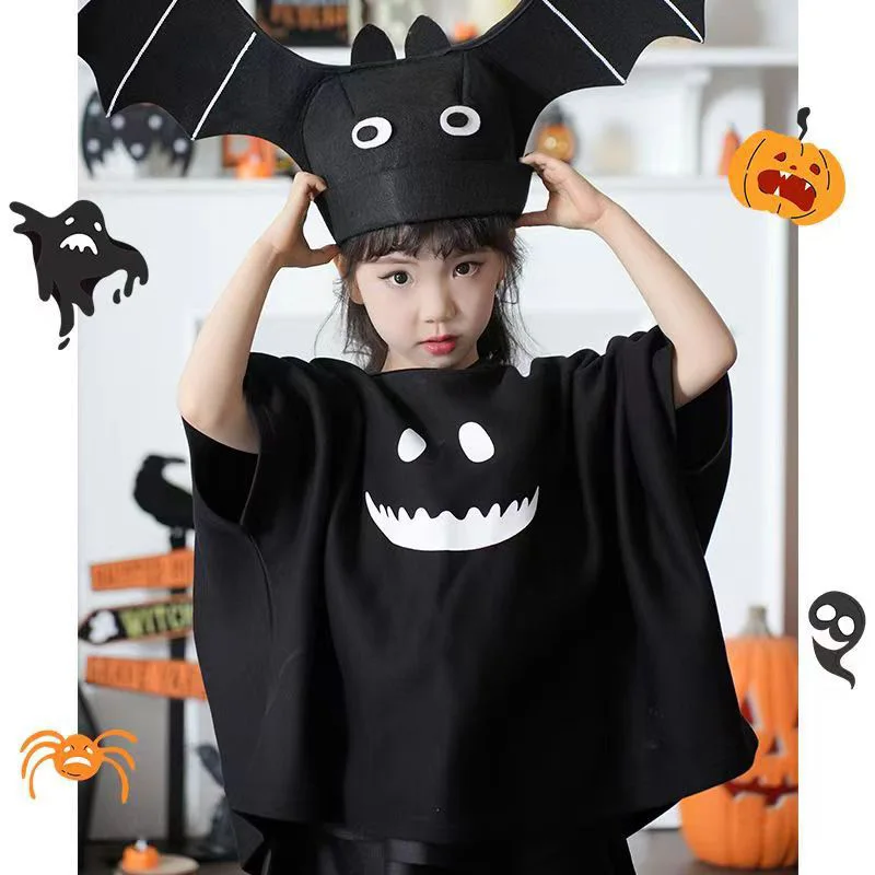 New Halloween Felt Bat Hat Halloween Personality Spooky Dress Up Props Party Decorations