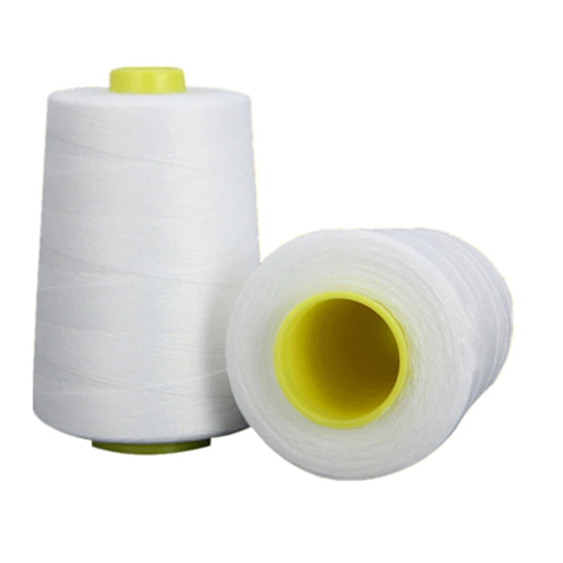 Factory sale high quality 10s/3 100% spun polyester bag closing sewing  thread