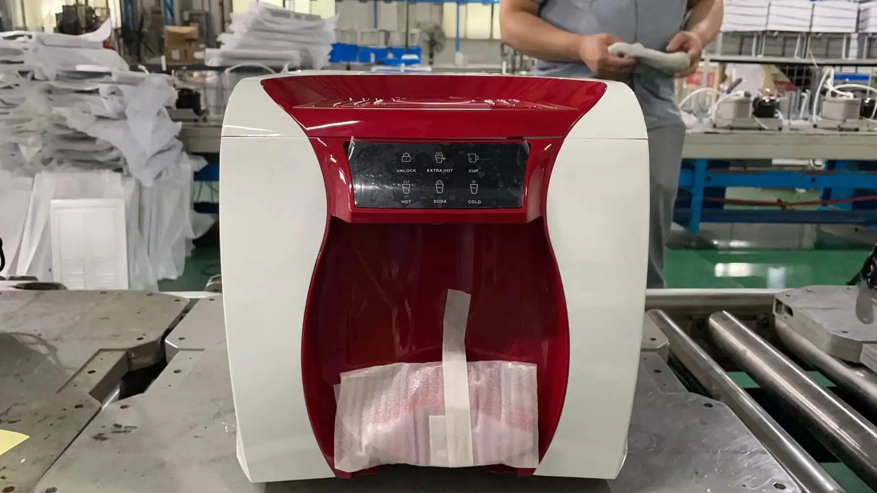 POU Touch Screen Countertop Compressor Cooling Water Cooler Dispenser Purifier