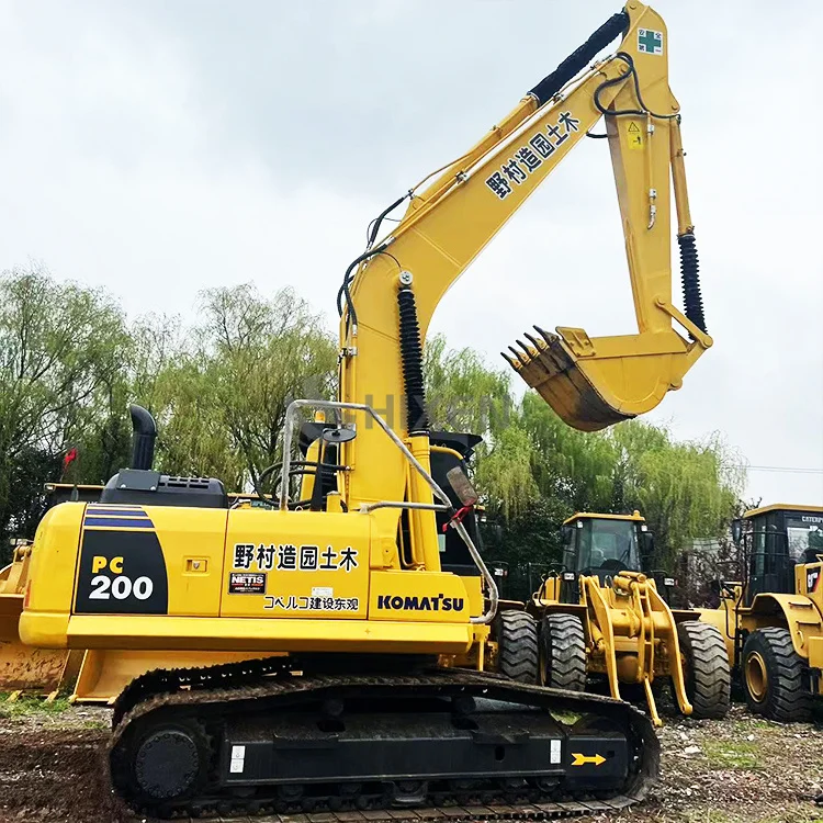 Used Excavator Widely Used in Various Field or Construction Works Used Komatsu PC200-8 on Sale
