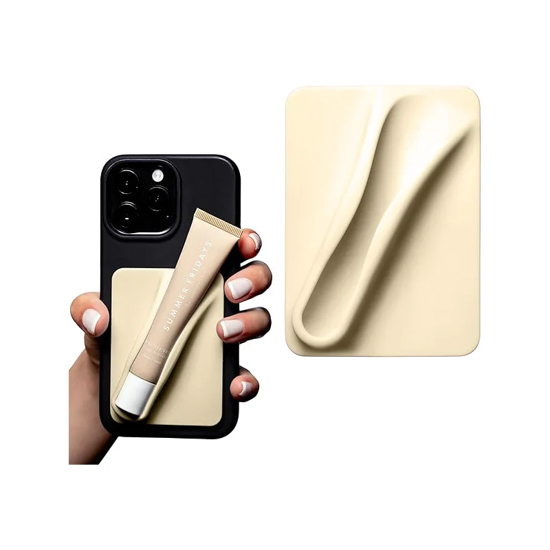 Silicone Lip Tint Gloss Phone Case Holder Sticker Lipstick Glaze Lipstick Glaze Phone Case Back Stick On Holder Lipstick Sleeve