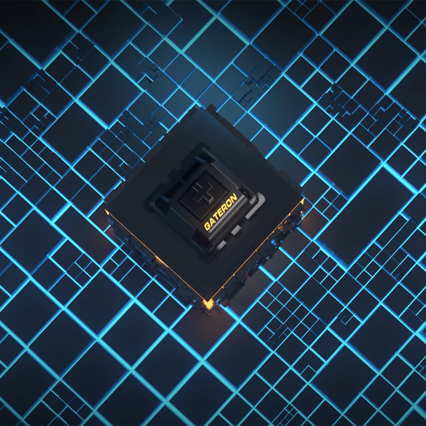 GATERON 2022 new Oil King switch Linear  55g  force customized DIY 5pin Smooth mechanical keyboard switch