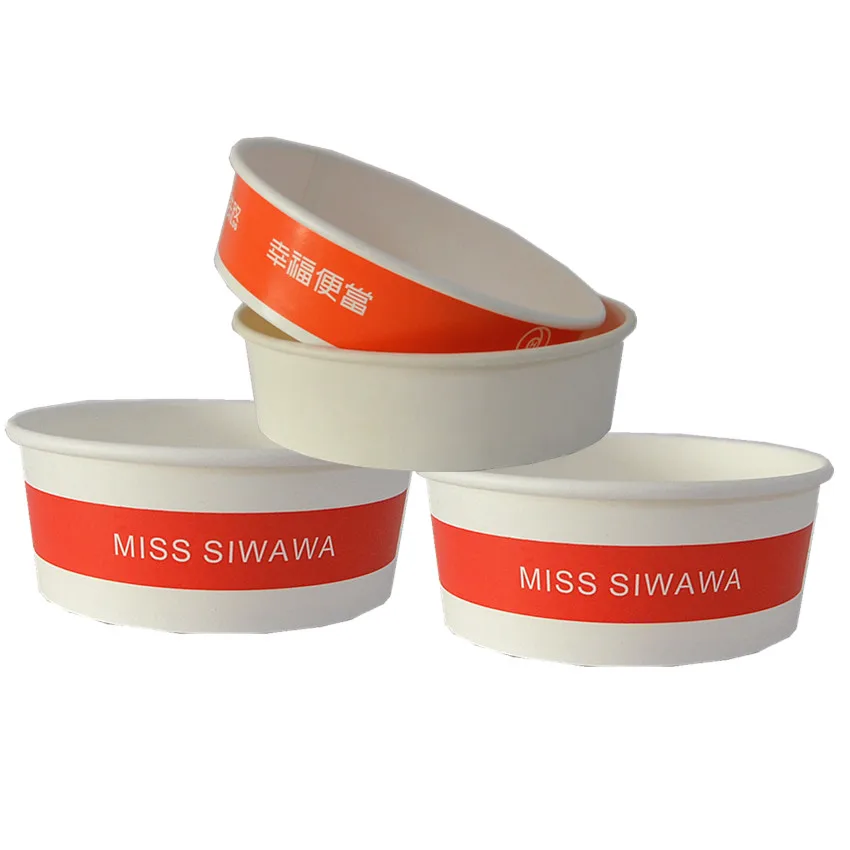 GT disposable 8 12 16 24 32 oz paper packaging cup bowl noodle bowl with lid  to go cups paper soup containers with lids