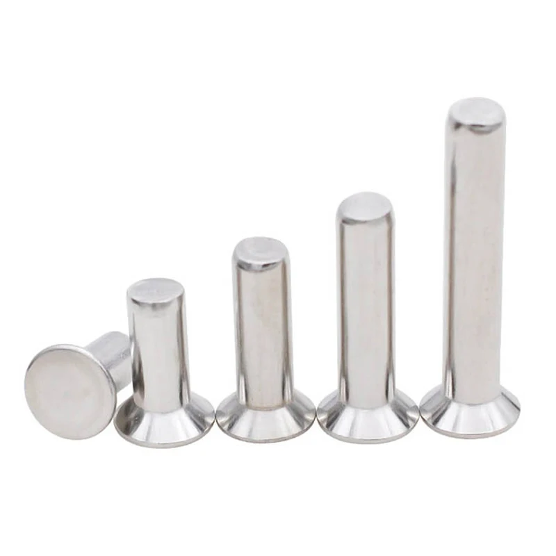 Factory Price Rivets Aluminium Stainless Steel Semi Tubular Rivets  Solid  Handle Knock Rivet