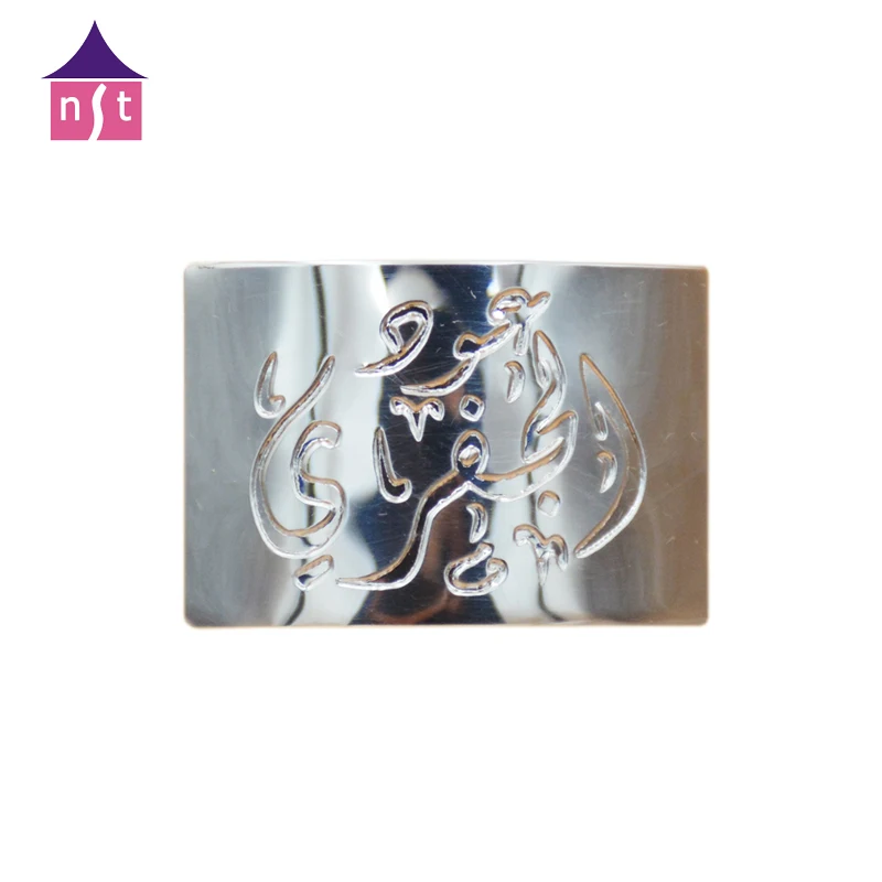 Custom printing anodized metal labels Permanent adhesive industrial logo nameplates Self-adhesive Aluminium stickers