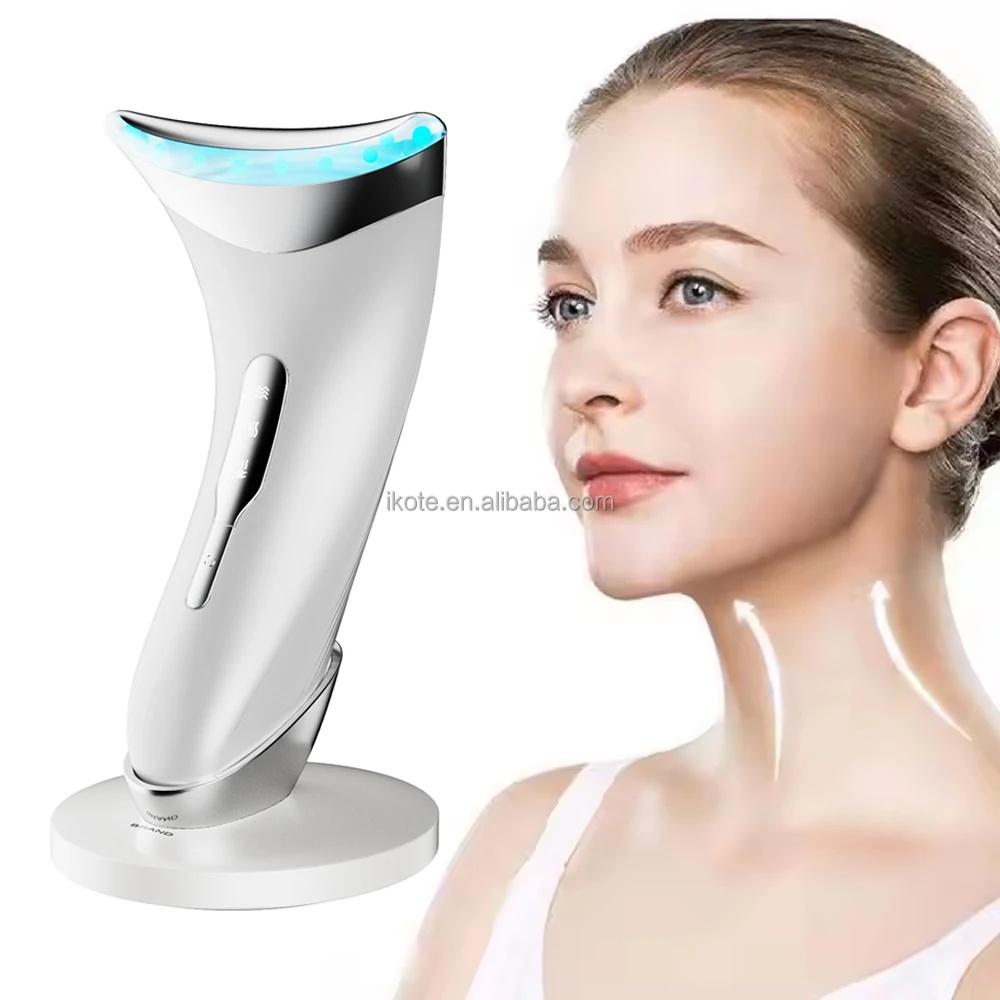 Facial Massager Neck Facial Beauty Device Red Light Therapy Anti-Wrinkle Face Lifting Device