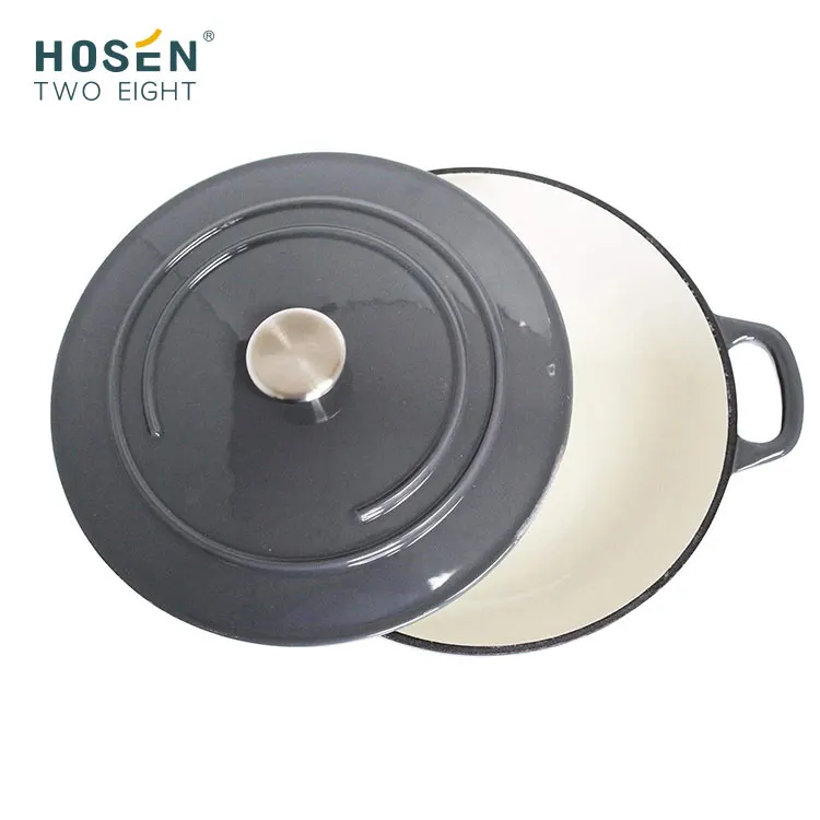 Wholesale High Quality Home Kitchen Custom Cooking Nonstick Enamel Cast Iron Cookware Sets Soup & Stock Pots And Pans Dutch Oven