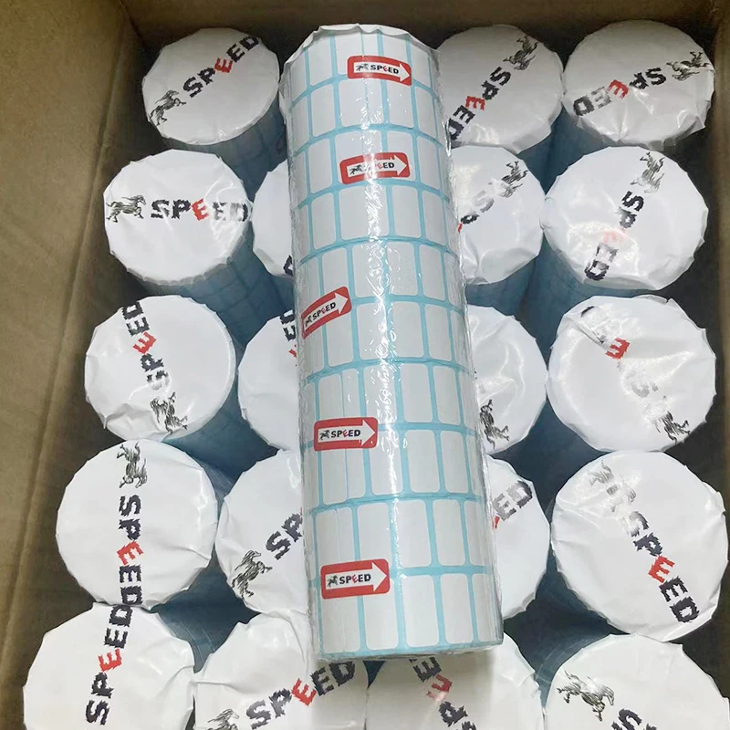 Customized A6 blank waterproof label roll and 4X6 thermal label sticker for printer labels