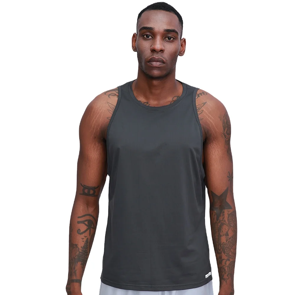 Men Softable Gym Sports O-Neck Tank Top Sleeveless Vest For Summer
