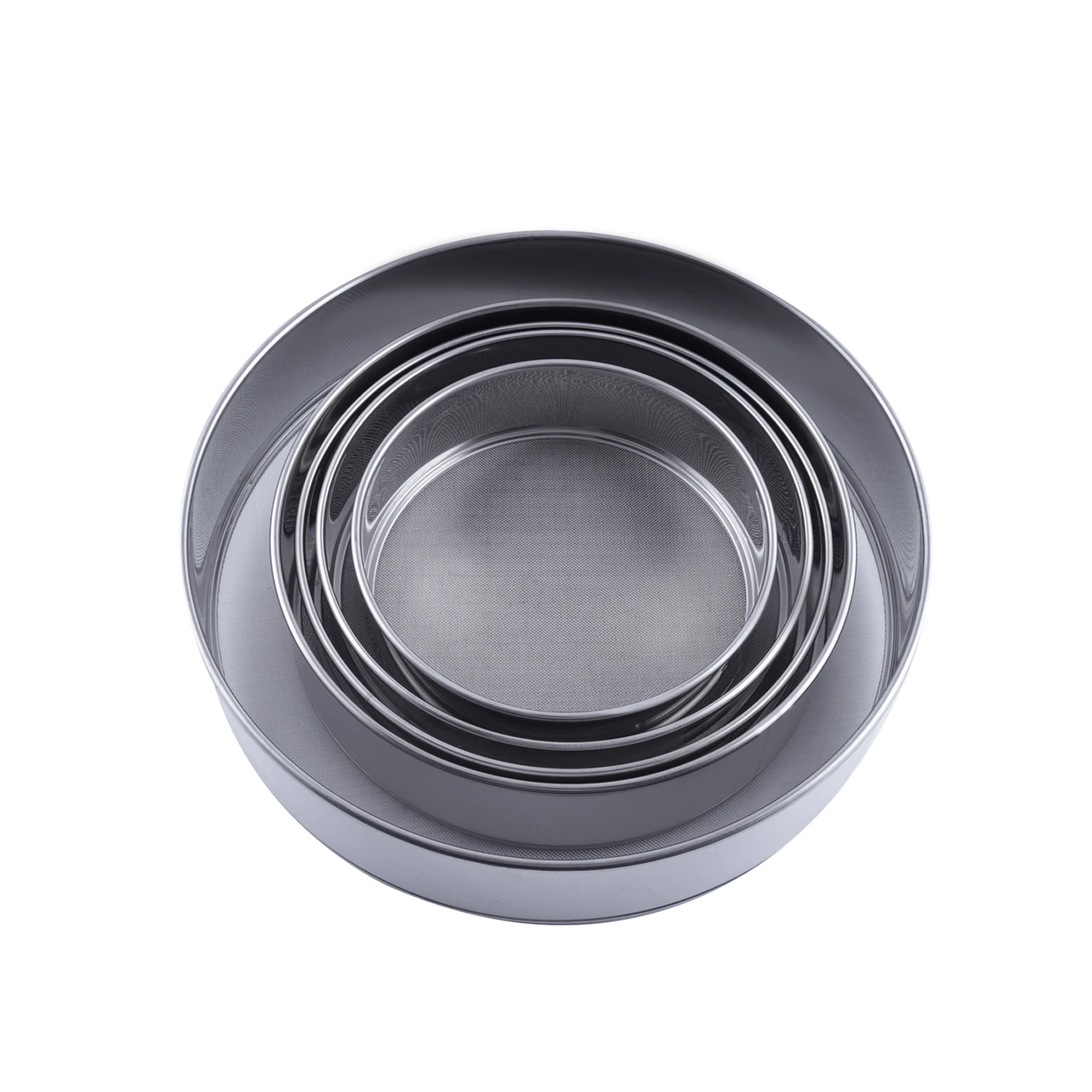 Stainless Steel Fine Mesh Strainers siter for baking sieve rice strainer flour sifter flat strainer fine sieve for kitchen