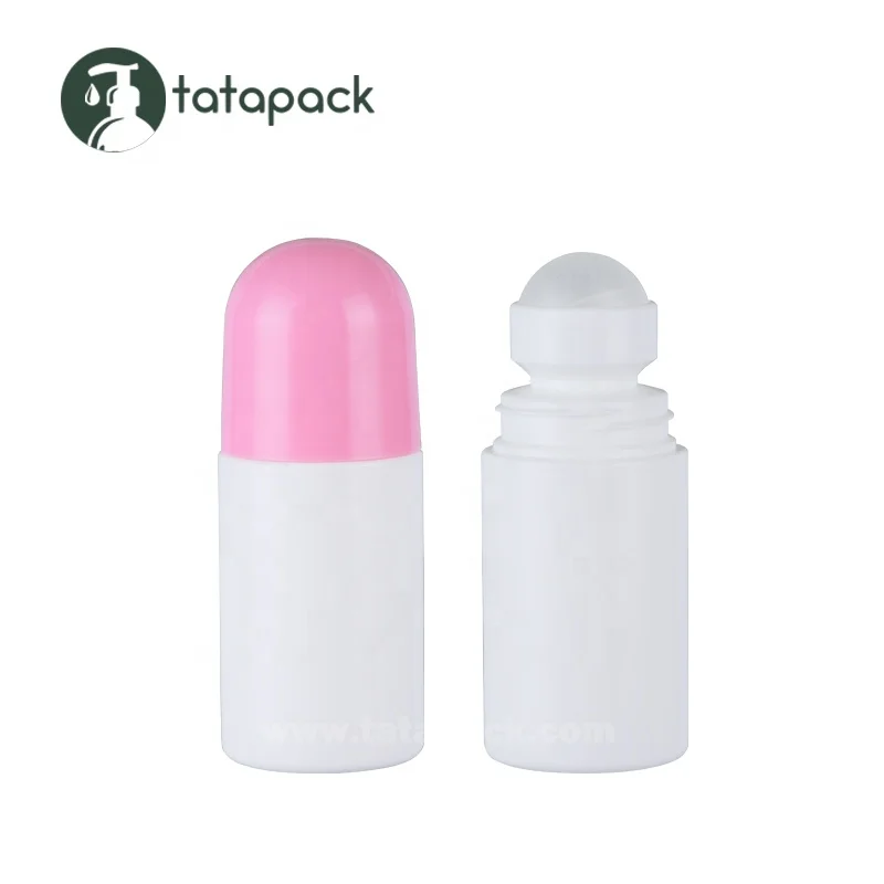 
Empty Plastic Deodorant Roll On Perfume Bottle 60ml for Cosmetic Packaging, Deodorant Roll On Gel Bottle for Broad Spectrum CBD 