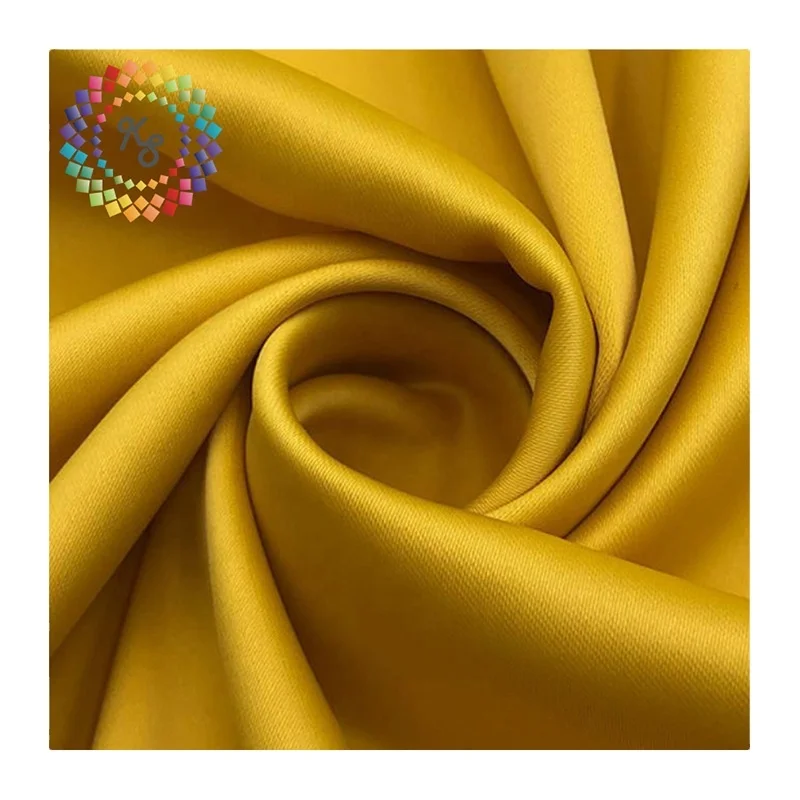 High Elastic Thick Roll Satin Fabric Imitation Acetic Acid Fabric For Baseball Coat