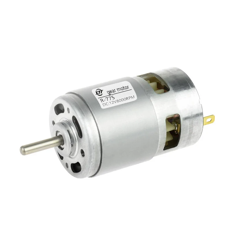 China RS775 12v dc motor supplier 4000rpm 6000rpm 8000rpm vibration brush dc motor price