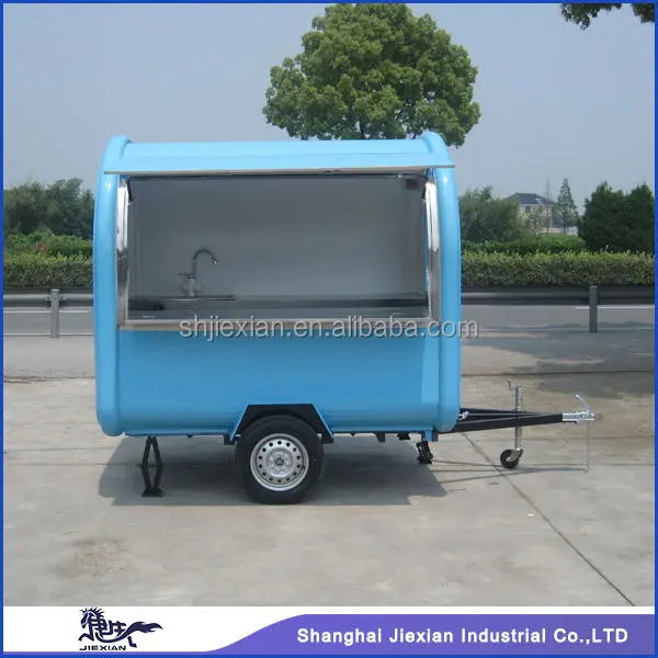 Mini Ice Cream Cart/lovely pink  Mobile Food Vending Catering  Food Cart Trailer for Sale