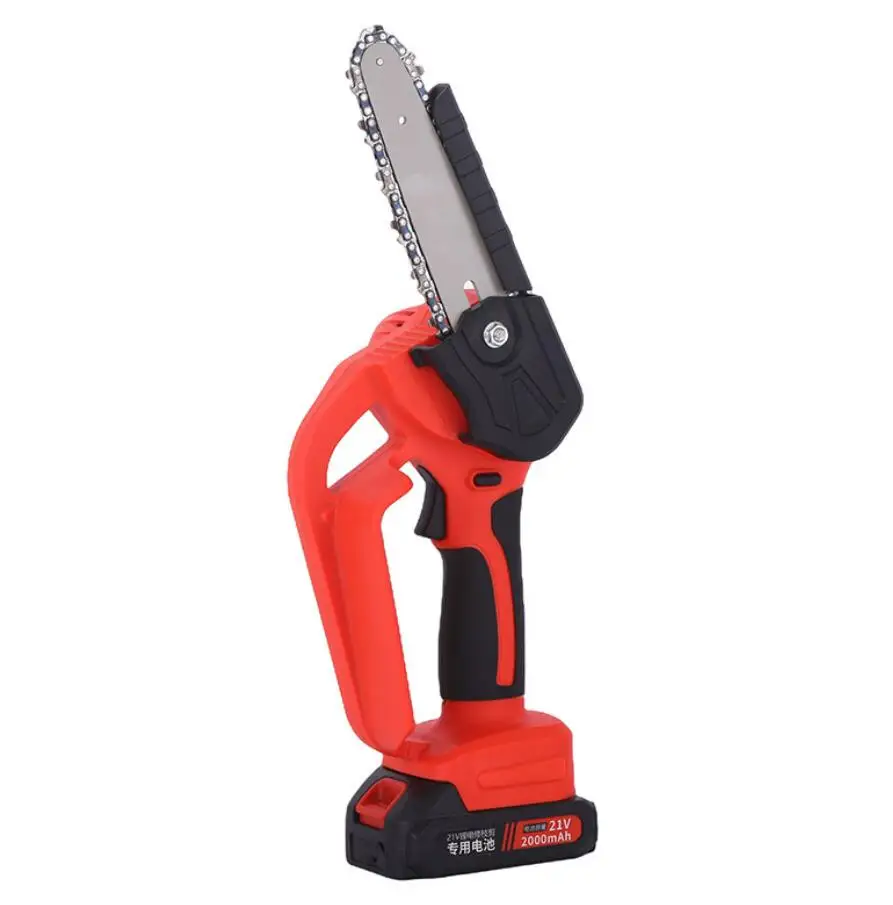 Hot sale OEM ODM 4/6 inch Portable lithium Battery Cordless mini Chainsaw Brushed Brushless Electric Chain Saw