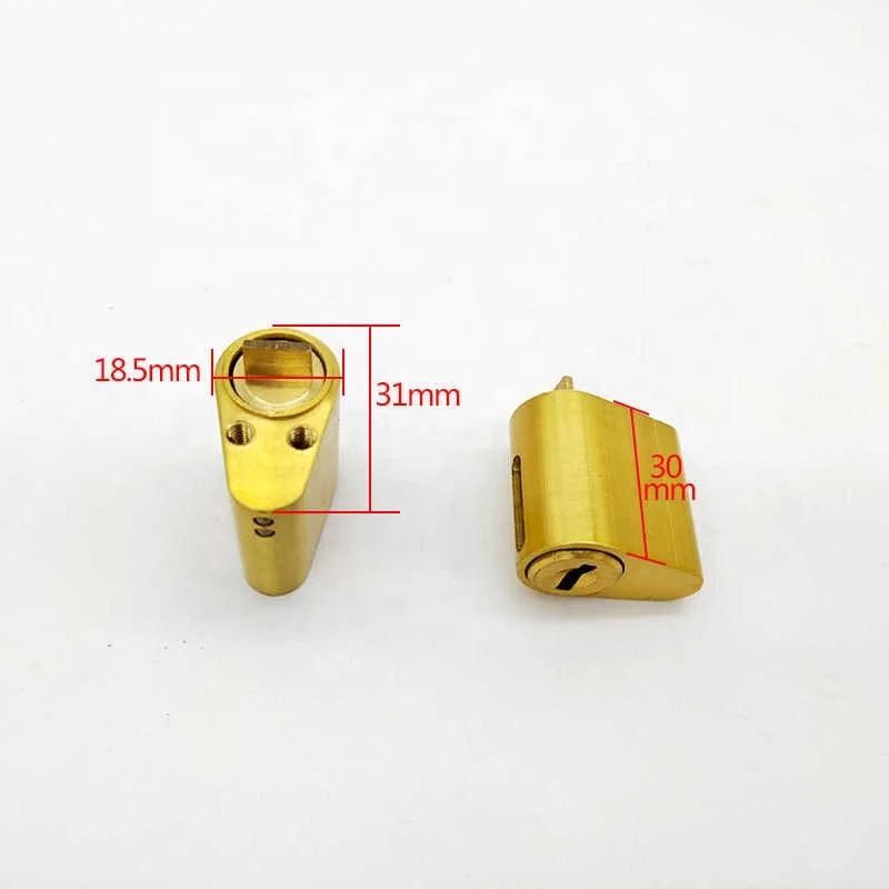 Fire Door Lock Cylinder Tube Well Lock Short Core Security Door Passage Lock Cylinder Escape Copper