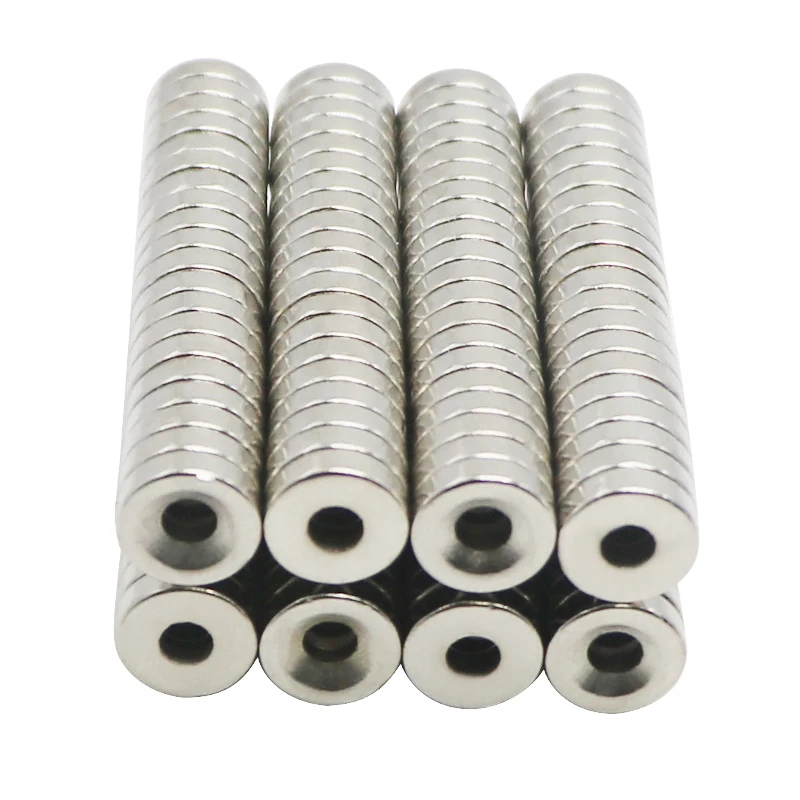 N52 Disc Neodymium Hole Countersunk Magnet