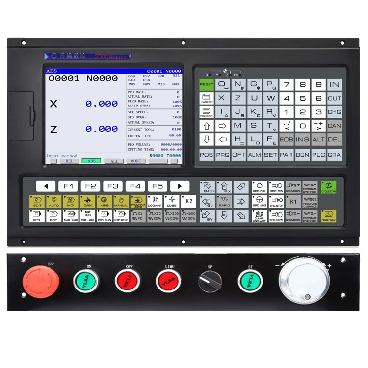 Low cost 2 axis CNC system kit DSP lathe controller, similar to GSK FANUC Mitsubishi Delta Syntec controller