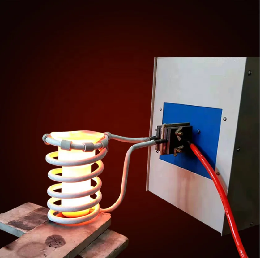 25KW MF medium frequency induction heating equipment for metal heat treatment