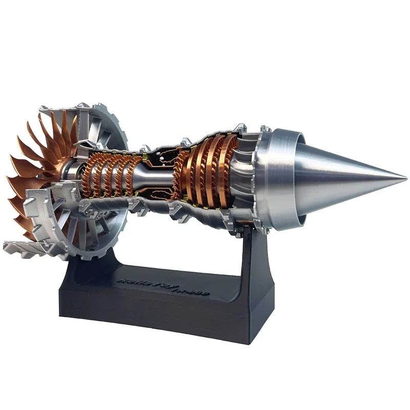 Hot Cool Gifts & Crafts Items 3D Printed Aircraft Turbine Engine Simulation Model