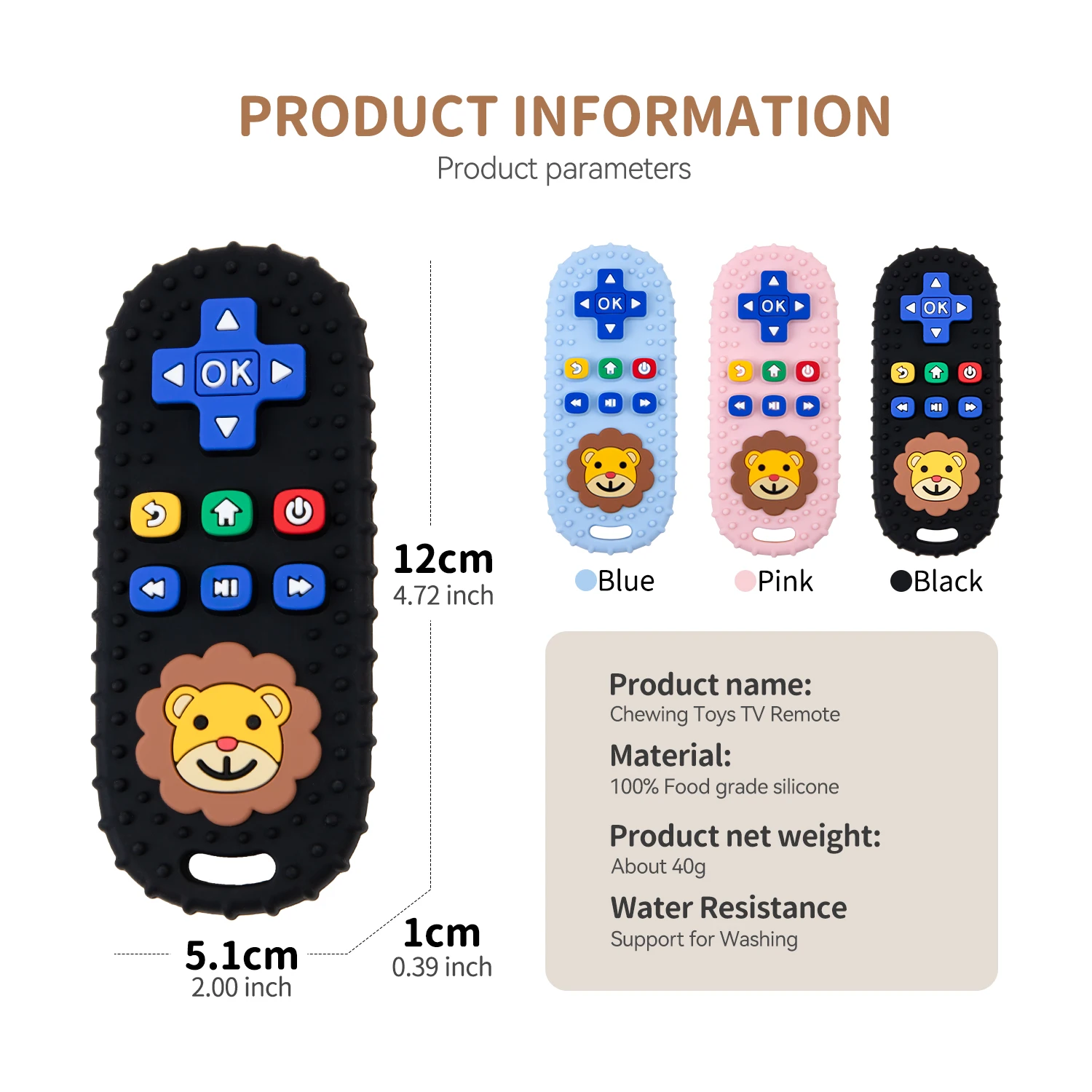 Baby Gift Bebe Silicone Teething Toys Crochet Rattle Tv Remote Control Teether For Babies