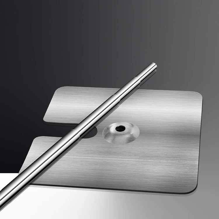 Height Adjustable Metal Clip Strip Sign Holder with Magnetic Base