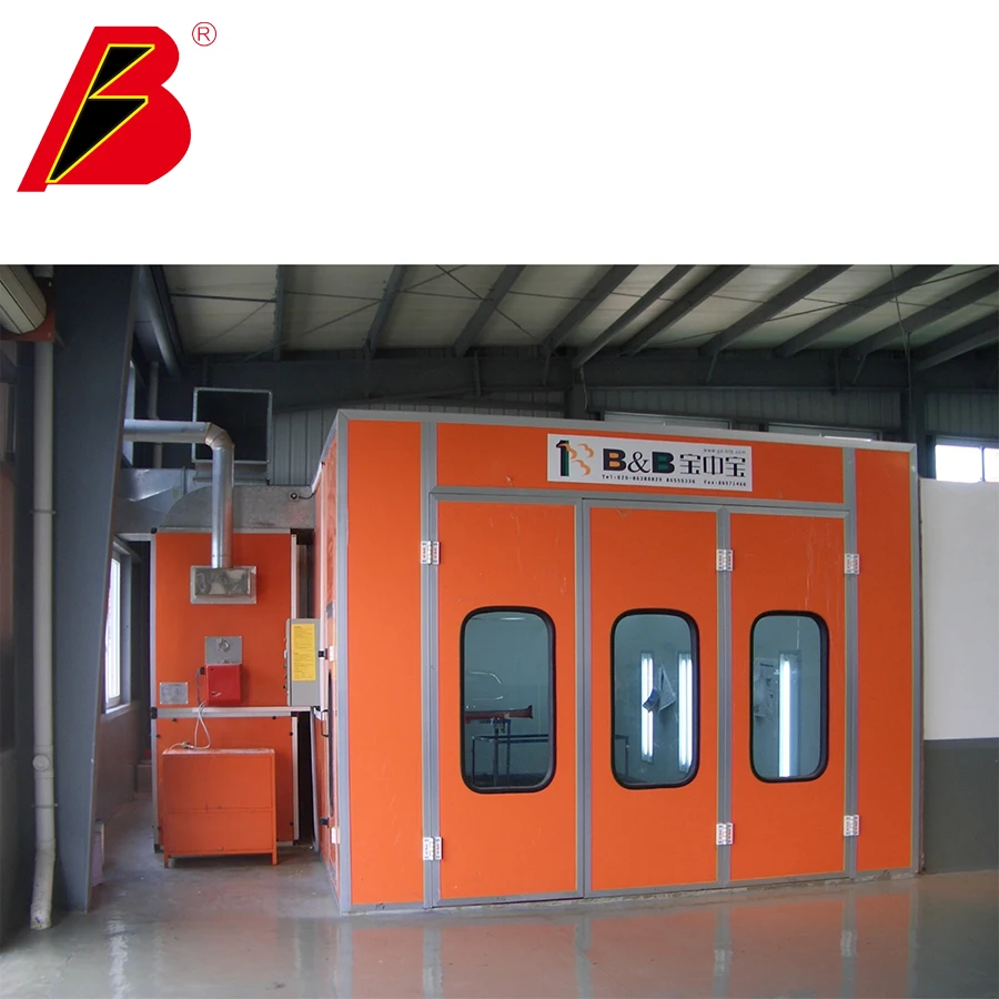 BZB 8500 spraying booth for cars external size
