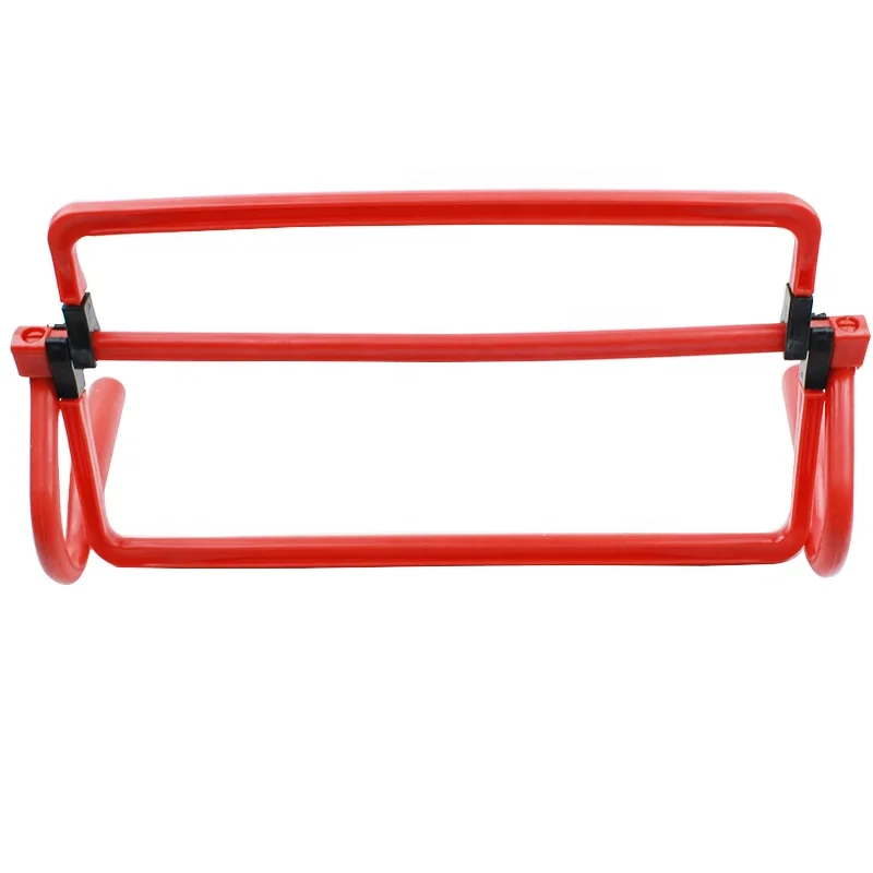 Hot Adjustable Folding Agility Pole Speed Hurdles with Adjustable Height Extenders Mini Hurdle Remover Able for Jumping Running