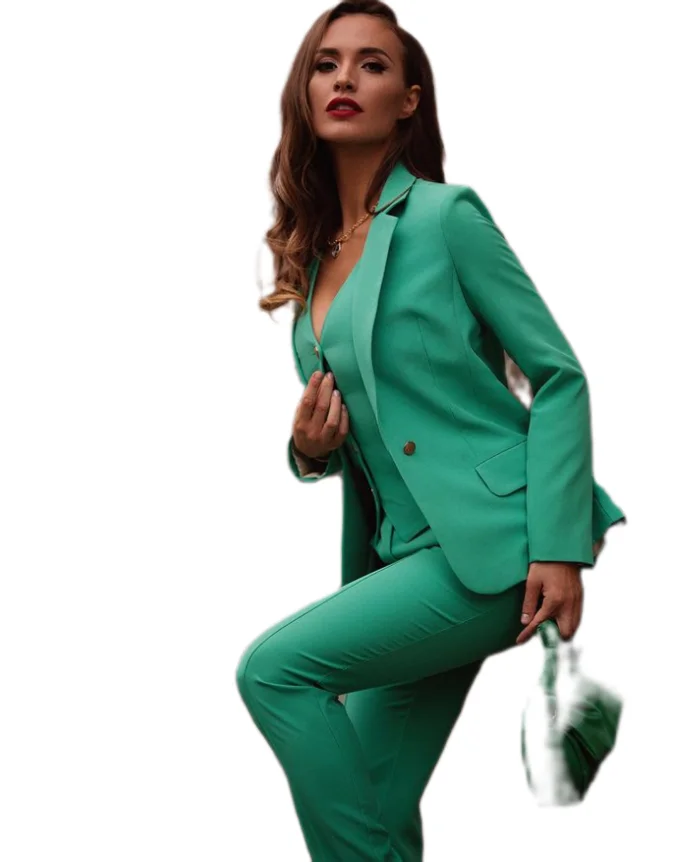 2 Pieces custom suits womens office suit for women casual jacket and pants business suits set women special