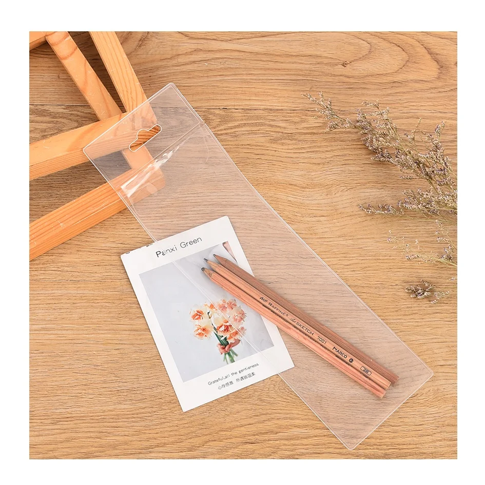 PVC pencil pouch Wholesale Custom LOGO Transparent Clear Pvc Pencil Bag Zipper Pouch