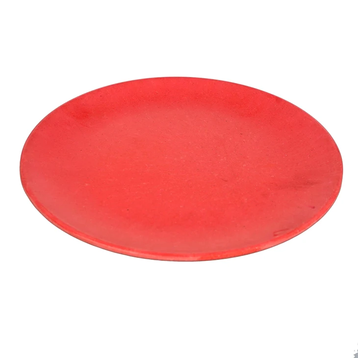 Customizable  biodegradable product plate BPA free fruit bamboo fiber dinner bowl for house