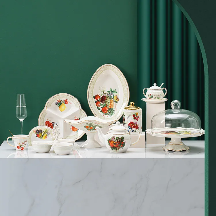 Turkish custom exquisite printed coffee tea milk cups and saucers retro classic ceramic latte cup set