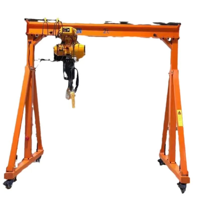 Heavy duty  double girder overhead gantry crane 5t-500t EOT crane with electric chain hoist