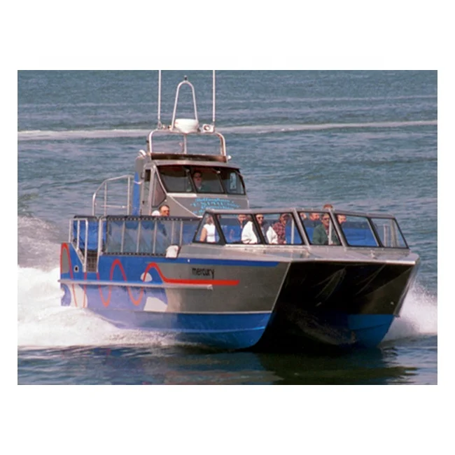 
30PAX Aluminum Catamaran Passenger Boat for Sale Passenger Ferry for Whale Watch Water Bus for Sightseeing 