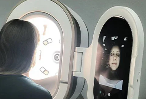 High definition skin scanner analysis ce approved face testing UV skin diagnose facial scanner skin analyzer