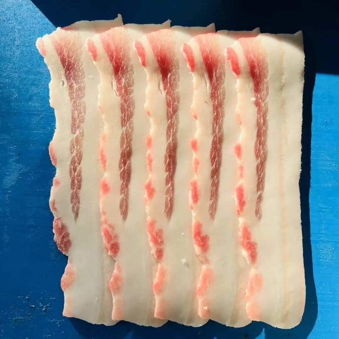 Electric cooked beef meat slice cut machine frozen meat slicing machine with conveyor