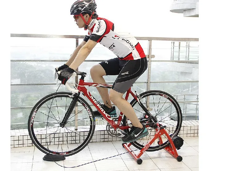 Bike Trainer Stand Indoor Fluid Resistance Exercise 24lbs Powerful 24-29 Inch