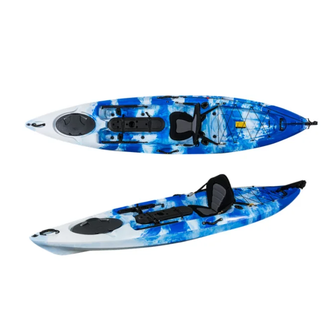 China Manufacturer Fishing Kayak 4.70m Foldable Full Drop Stitch Inflatable Double Kayak