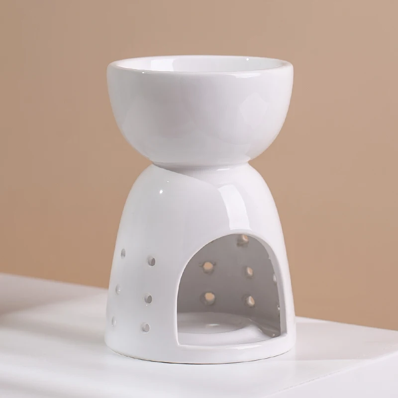 YUANWANG Cute Cartoon Custom Ceramic Oil Burner Fragrance Tea Light Scented Wax Melt Candle Warmer Incense Burners