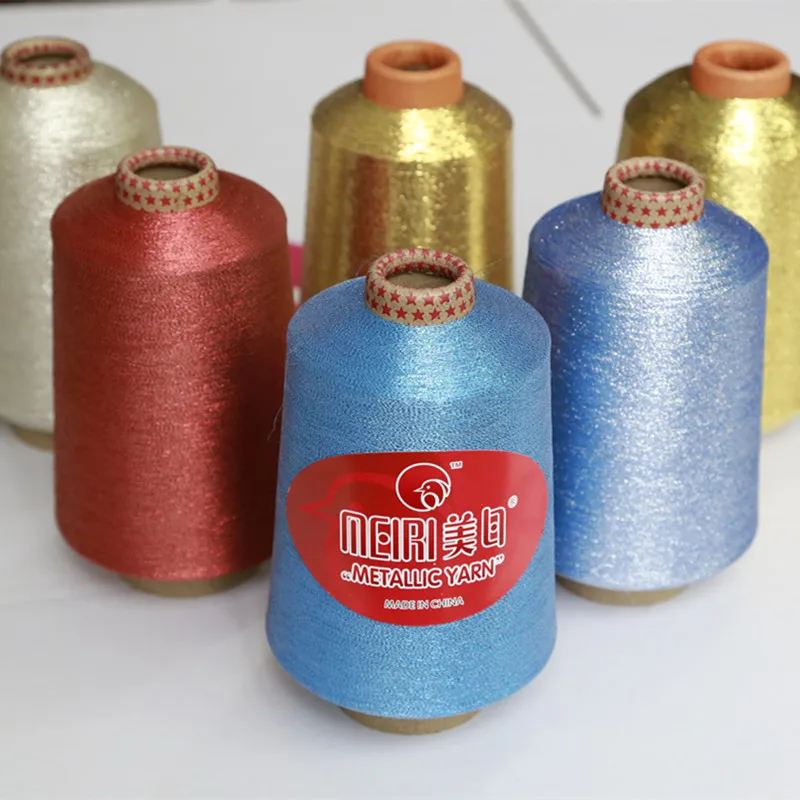 
Wholesale manufacturer super fine and soft metal embroidered sweater thread 