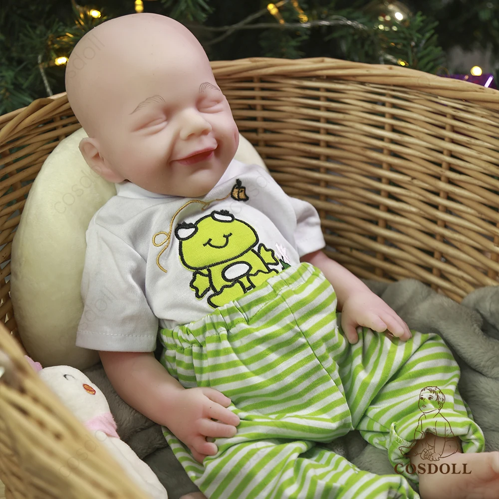 Custom full platinum silicone body real silicone reborn baby dolls popular reborn boy doll