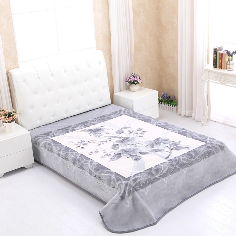 
HOT!Tender Touch double ply 4.5kg/5kg/55kg Korean style mink blankets 