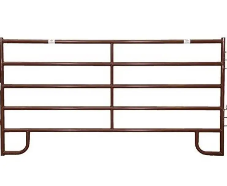 High quality USA 12 ft Heavy duty Livestock Cattle Corral Fence and Horse Round Pen Panels for hot sale