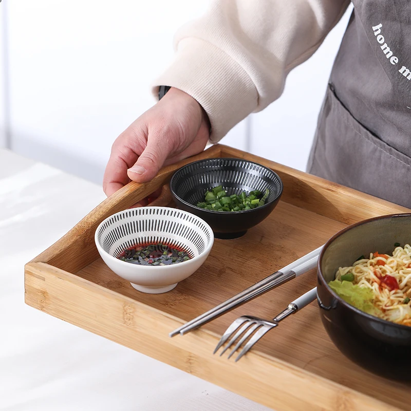 Wholesale Bulk 3.25inch japanese porcelain dish small mini ceramic tableware dish for home hotel restaurant