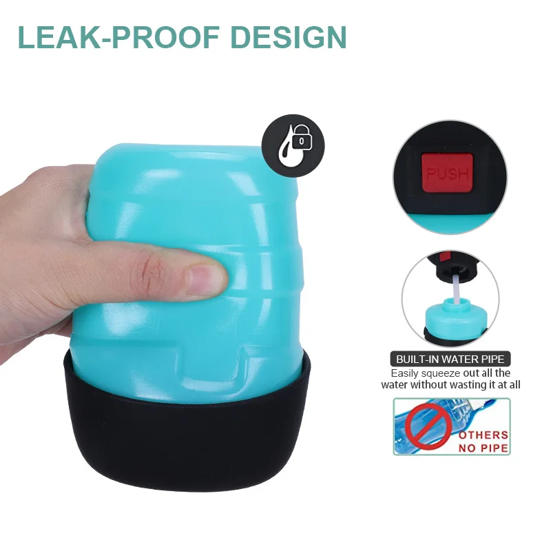 Amazon Top Seller New Design Outdoor Animal Feeding Drinking Cup Bowl Dog Travel Portable Pet Water Bottle for Dogs