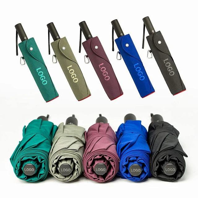 Windproof Compact Folding Small Umbrella for Car Heavy Duty Reinforced Fiberglass Frame Portable Windproof for Men Women Teenage